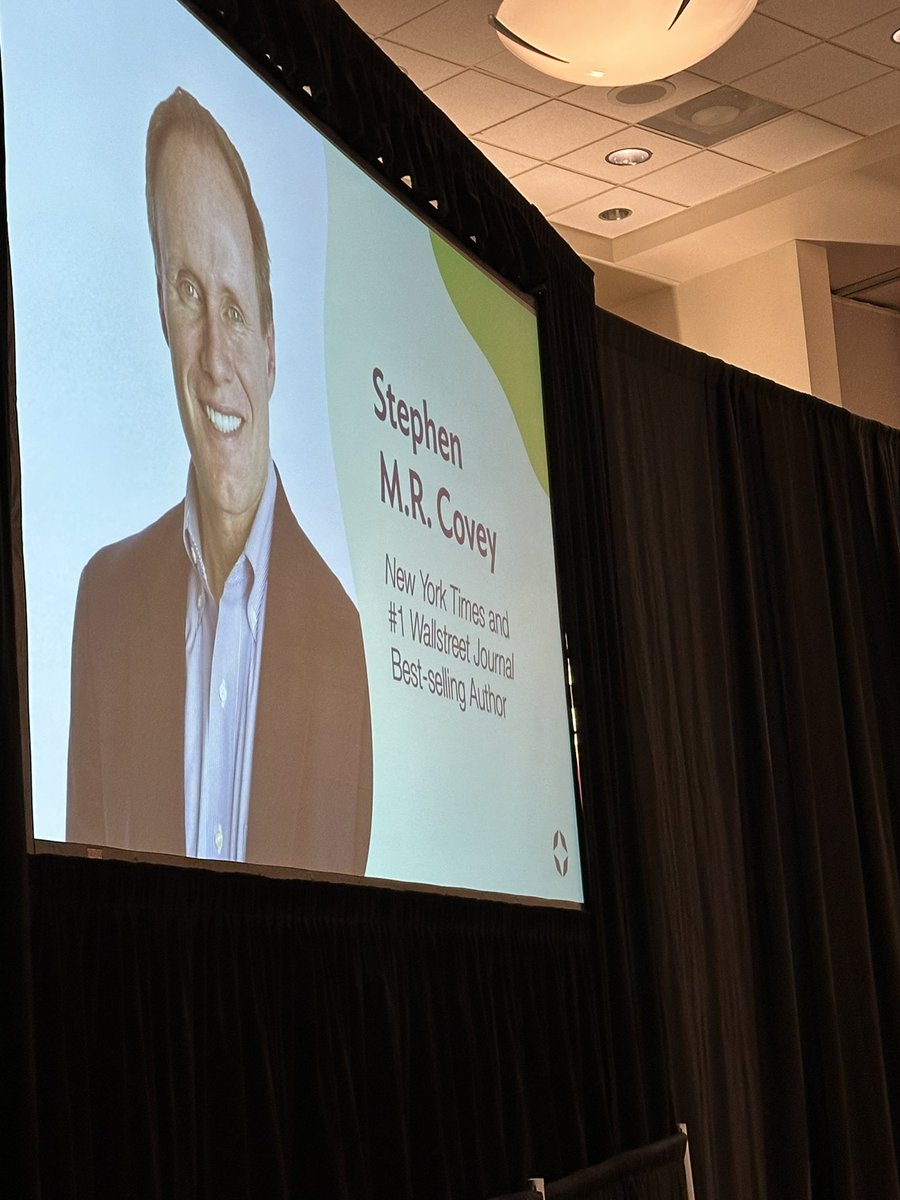 We are so excited for day 2 of the #LIMSymposium and learning from Stephen Covey on how to unleash greatness in others.