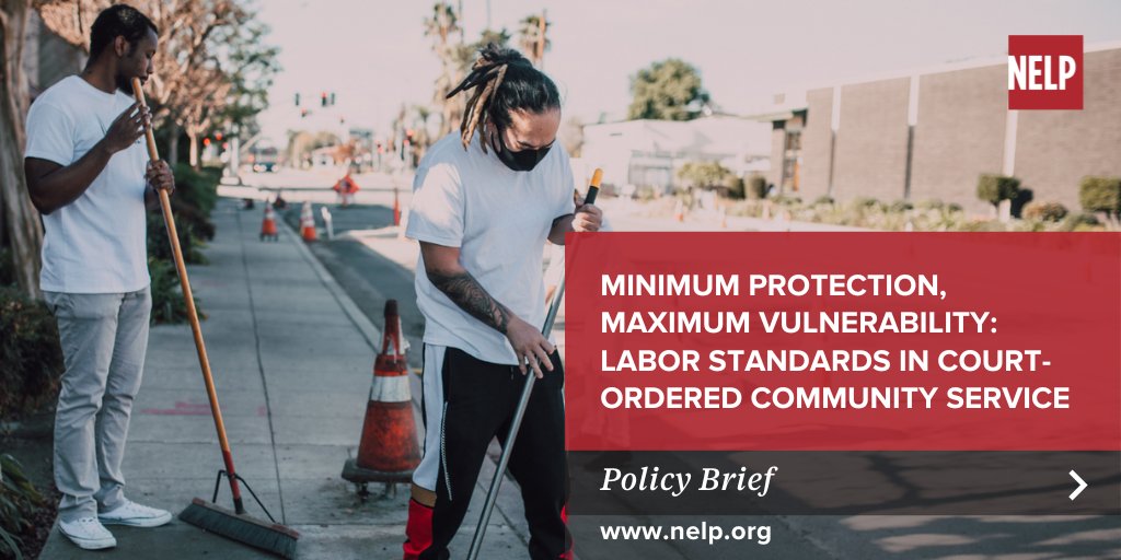 NelpNews's tweet photo. 🧵Building off previous work w/@uclalabor &amp; @anewwayoflife1, @UCLA_Law professor @NoahZatz &amp; NELP attorney Han Lu just released the first installment in an ongoing project examining #WorkerProtections in court-ordered community service work programs: https://t.co/QQoU7jHyi0 https://t.co/zFjCmb3HZy