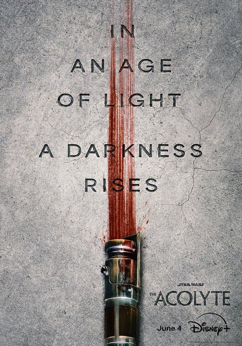 sw_holocron's tweet photo. The Acolyte trailer premieres in 1 hour! https://t.co/e40E2hJxrX