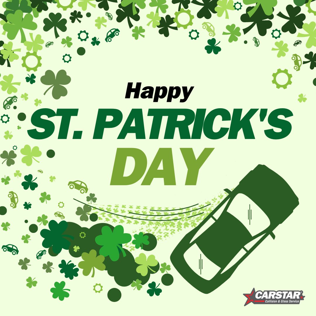 Wishing everyone a Happy St. Patrick's Day! If you are planning on celebrating today, remember to arrange a designated driver.

Drive safe and arrive alive.

#St.PatricksDay #CARSTAR #YEG