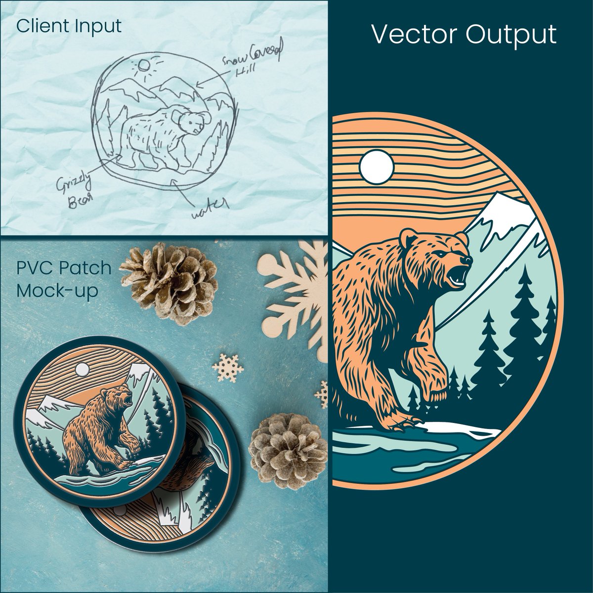 inkcredibles's tweet image. Designing with purpose, crafting with precision. Discover the power of client input in our PVC patch mock-ups. Your vision, our execution💼🌟
.
.
.
#PVCpatch #CustomPatches #PatchDesigns #PatchCollector #PVCBadge #Vector #graphicdesigner #graphicdesign #inkcrediblestudios