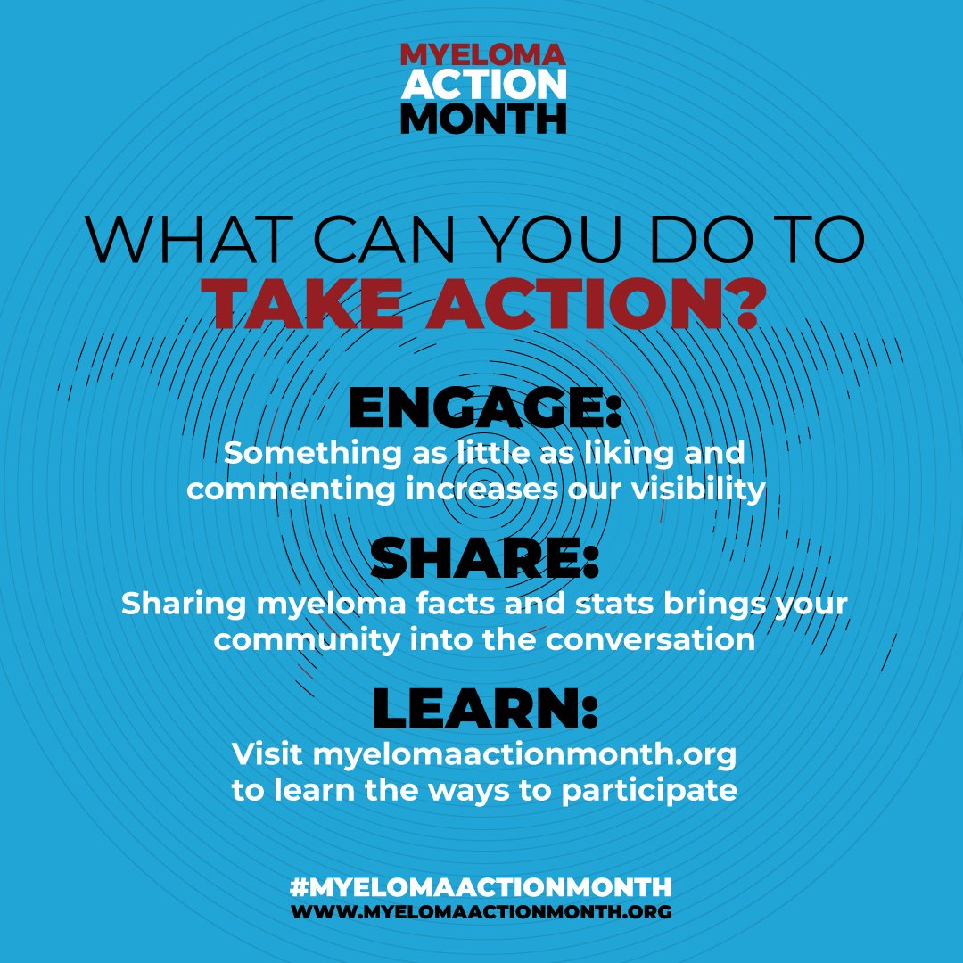 Multiple myeloma is the second most common blood cancer in the world, and our first priority as a company dedicated to giving more TIME for those who are impacted by this disease. This #MyelomaACTIONMonth, find out how you can help join the movement: bit.ly/3Tg6Xhe