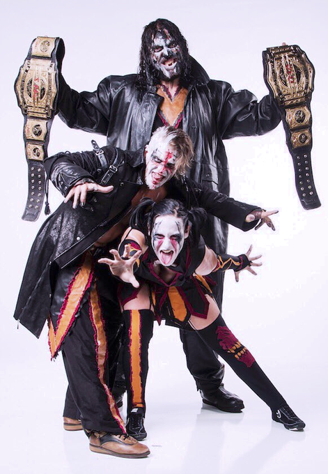 3/19/2016

Decay defeated Beer Money, Inc. to become the new TNA World Tag Team Champions on Impact from the Impact Zone in Orlando, Florida.

#TNA #ImpactWrestling #Decay #Abyss #CrazzySteve #Rosemary #BeerMoneyInc #RobertRoode #JamesStorm #TNAWorldTagTeamChampionship