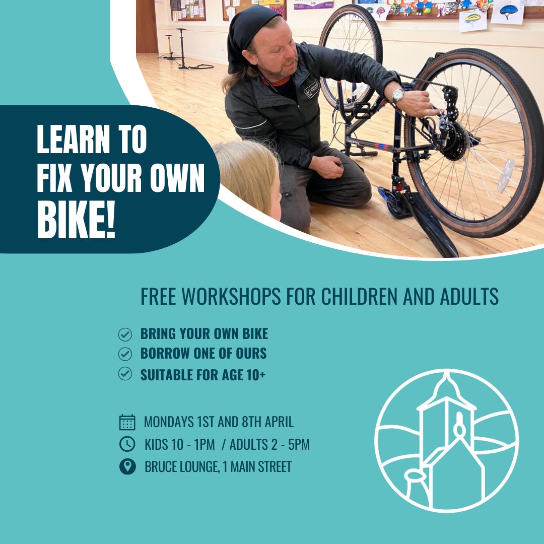 Clackmannan Development Trust (CDT) (@clackdevtrust) on Twitter photo FREE EASTER HOLIDAY ACTIVITES🐤
1st & 8th April
Learn to fix your own bike!
Kids and Adults sessions
eventbrite.co.uk/e/bike-mainten…
2nd & 9th April
Forest school & outdoor play!
Sessions for families, kids and teens
outletplayresource.bookwhen.com/schedules/36z3…
Booking essential, see links for T&Cs. FREE EASTER HOLIDAY ACTIVITES🐤
1st & 8th April
Learn to fix your own bike!
Kids and Adults sessions
eventbrite.co.uk/e/bike-mainten…
2nd & 9th April
Forest school & outdoor play!
Sessions for families, kids and teens
outletplayresource.bookwhen.com/schedules/36z3…
Booking essential, see links for T&Cs.