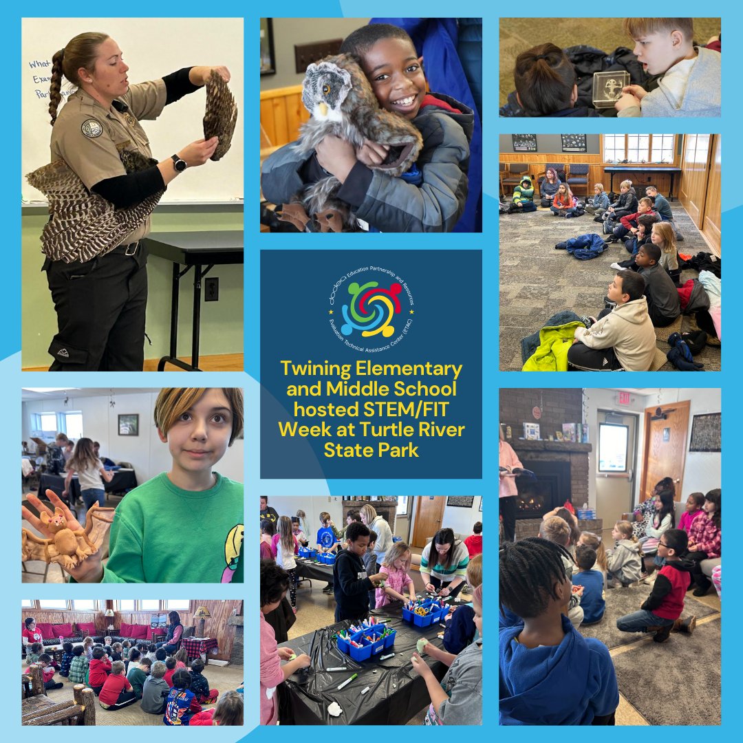 dodeagrants's tweet photo. Grand Forks Public Schools hosted STEM/FIT Week at Turtle River State Park in ND. Students from K-8 explored nature, learning winter survival skills & animal adaptations! ๐ฒ๐ฌ #DoDEAgrant #Spotlight https://t.co/c6zH1GWrw6