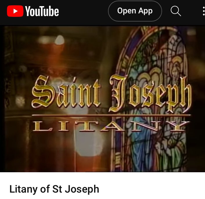 Happy Blessed Feast of St. Joseph! I pray the St. Joseph Litany every day along with this beautiful video from #EWTN. St. Joseph intercedes for me to God the Father. THANK YOU <a href="/EWTN/">EWTN Global Catholic Network</a> and the Franciscan Missionaries of the Eternal Word #Saints #stjosephsday youtu.be/PzK3mYjBKQk?si…