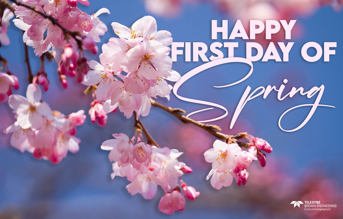 Spring has sprung! Today signals the start of warm weather returning to the Northern Hemisphere on the first day of Spring. The sun should feel brighter as we begin our tilt towards it during today's Vernal (Spring) Equinox. #FirstDayofSpring #VernalEquinox #Spring