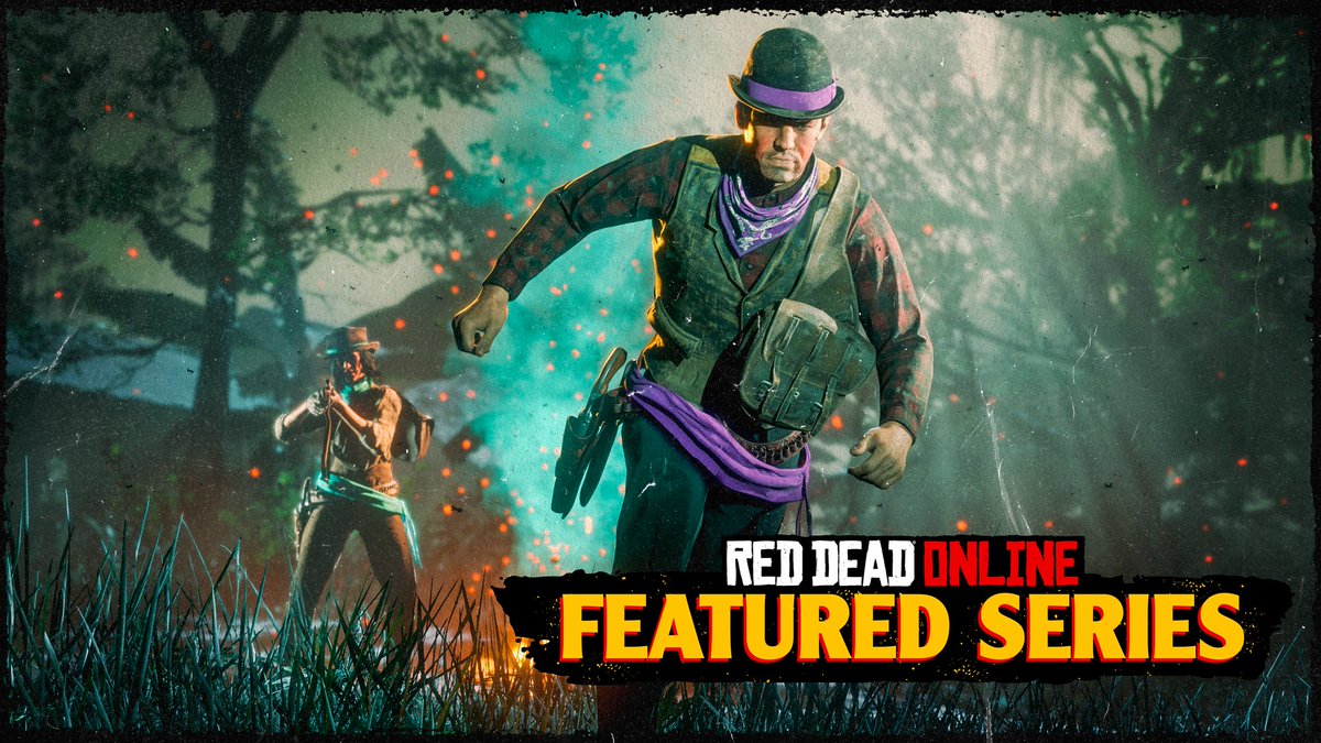 RockstarGames's tweet image. Earn 2X RDO$ and XP on the Red Dead Online Featured Series through April 1 — including this week's highlighted mode — Hardcore Public Enemy.

Achieve victory in any Featured Series match this month to receive a tan Carbow Double Bandolier: rsg.ms/5db87fe