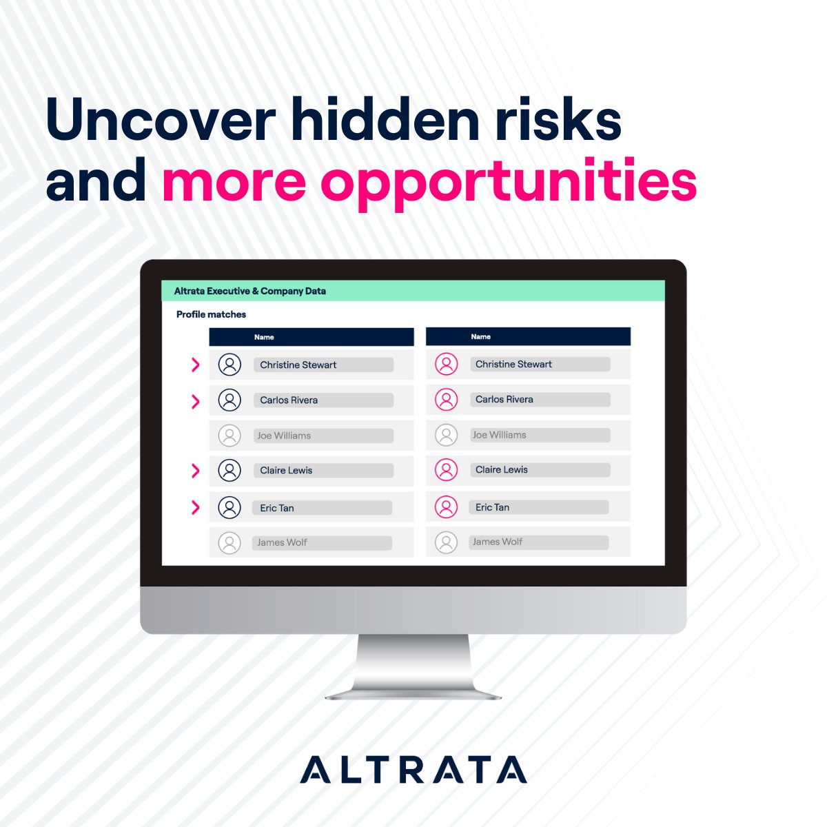 Our Executive & Company Data Feed is the first combined data product from @AltrataOfficial. It brings executive intelligence together from @BoardEx and @Relsci that can be accessed easily from existing workflows and data management systems - bit.ly/3vdyWWN