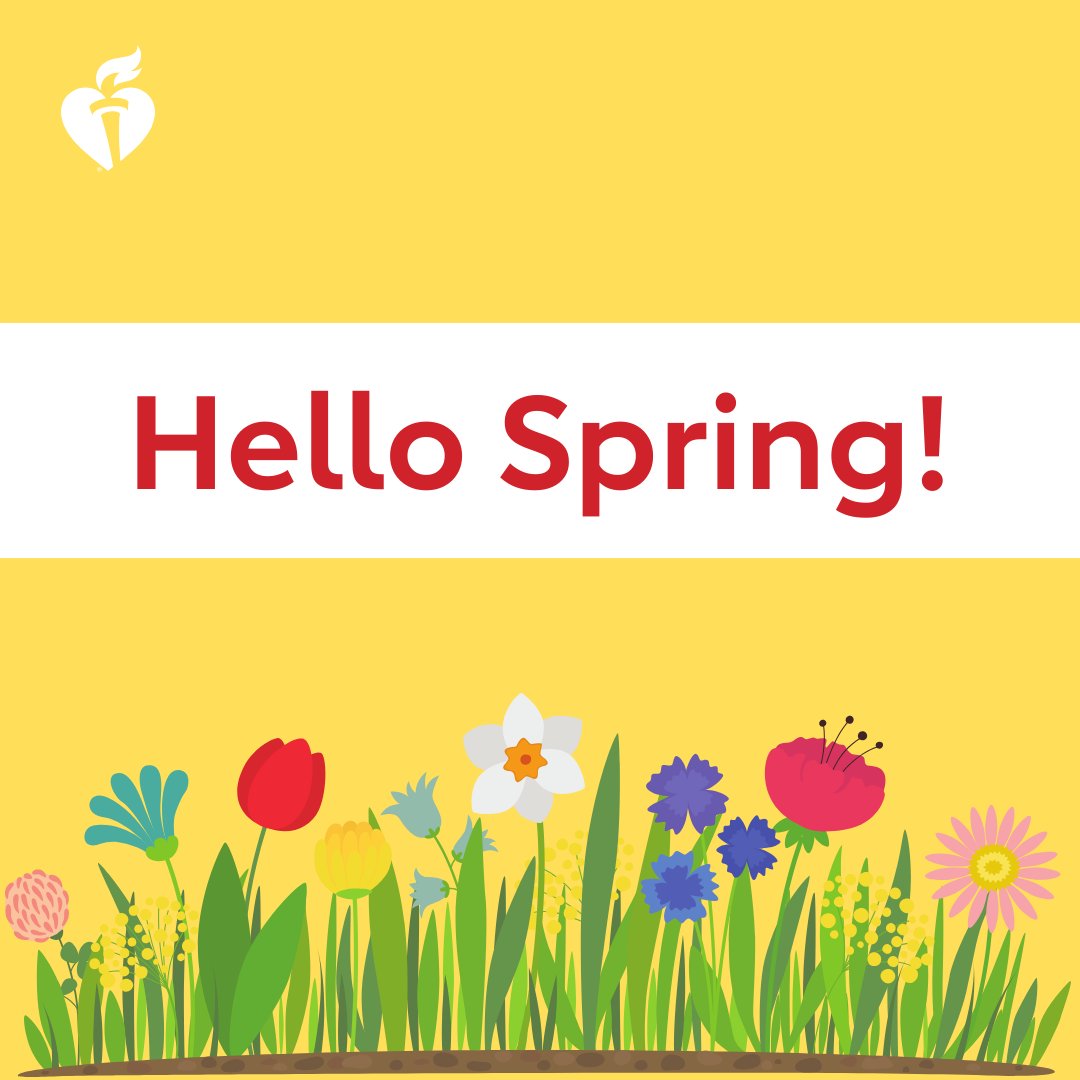 Spring is here! Now is the time to get outdoors and get active! Taking a walk on your lunch break today is a great start!