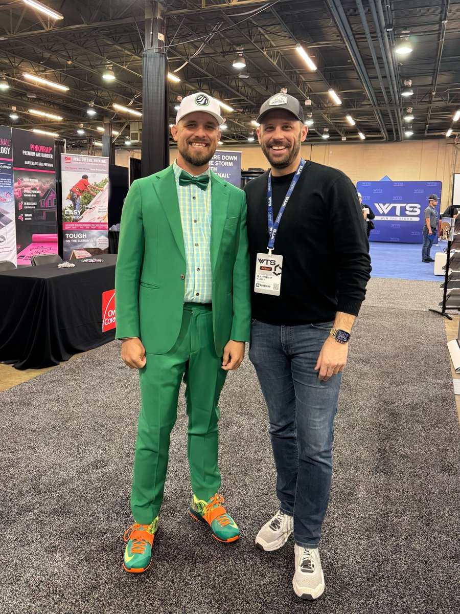 oneclickcode's tweet image. This industry is only as strong as the friendships and partnerships we forge along the way. Always good to see you, Derik! @HailTrace @winthestorm
#winthestorm2024 #wts24 #roofer #contractor #buildingcodes #restoration