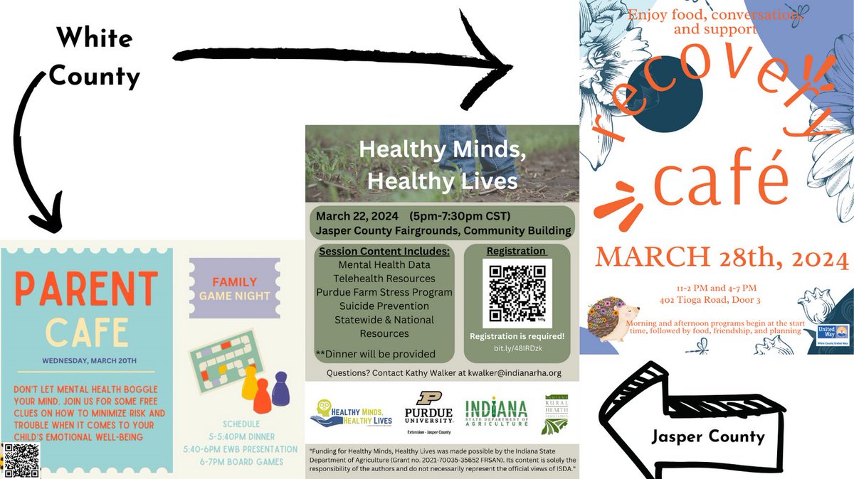 Mark your calendars White &amp; Jasper Counties