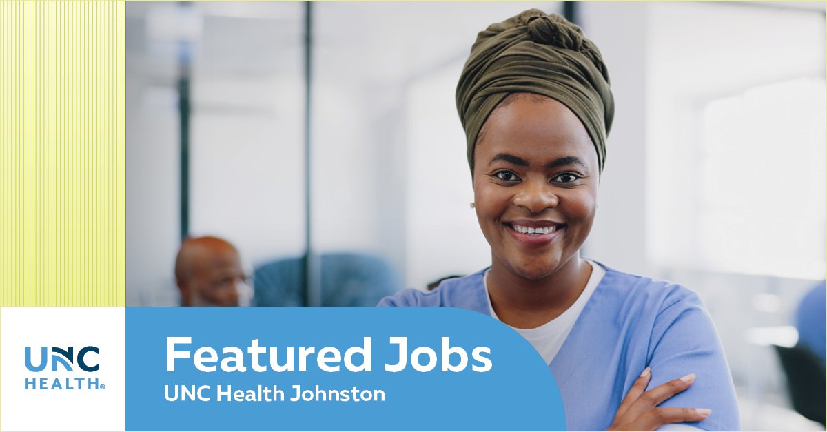 UNCH_Careers's tweet image. 💥 UNC Health Johnston Jobs Highlight – March 19th💥   
   
UNC Health Johnston in Smithfield &amp;amp; Clayton, NC is looking for dedicated staff to join its team! This week's featured jobs include #ORTech, #RecTherapist, &amp;amp; #RNs!

Join our One Great Team: tinyurl.com/5xh4r4pd