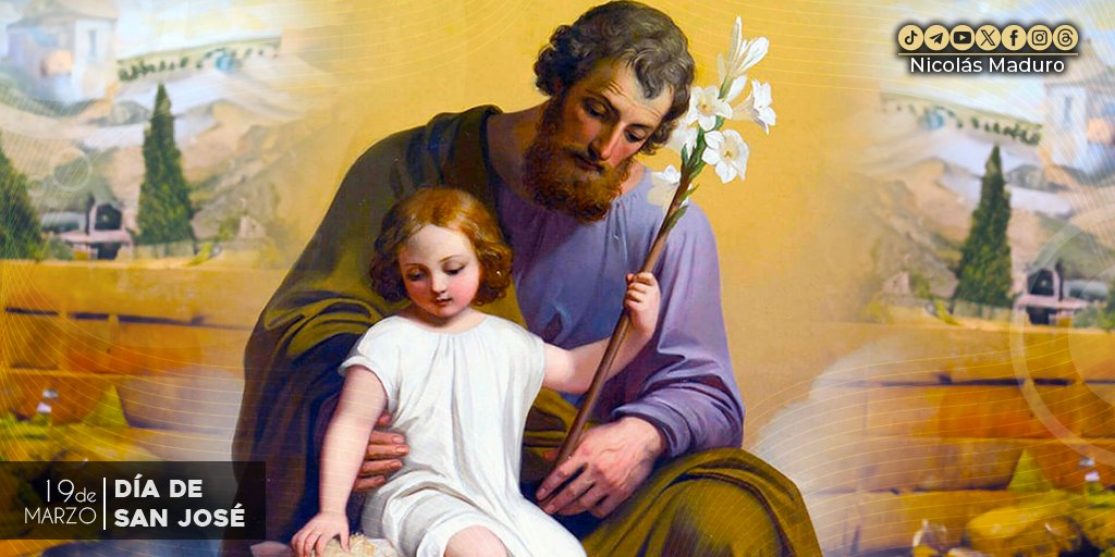 Celebramos el Día de San José en honor al casto esposo de María, madre de Cristo, humilde carpintero que luchó sin descanso, con el amor de su corazón y el trabajo de sus manos, para sostener y proteger a su familia. Sigamos su ejemplo de vida para ser cada vez mejores.