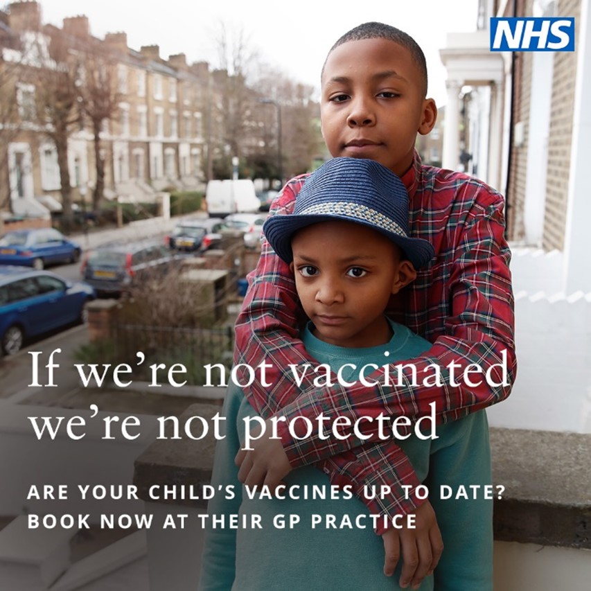 Childhood infections can be serious, even life-changing. Is your child protected? Check their Red Book or contact your GP surgery if you’re unsure. orlo.uk/mNe5T