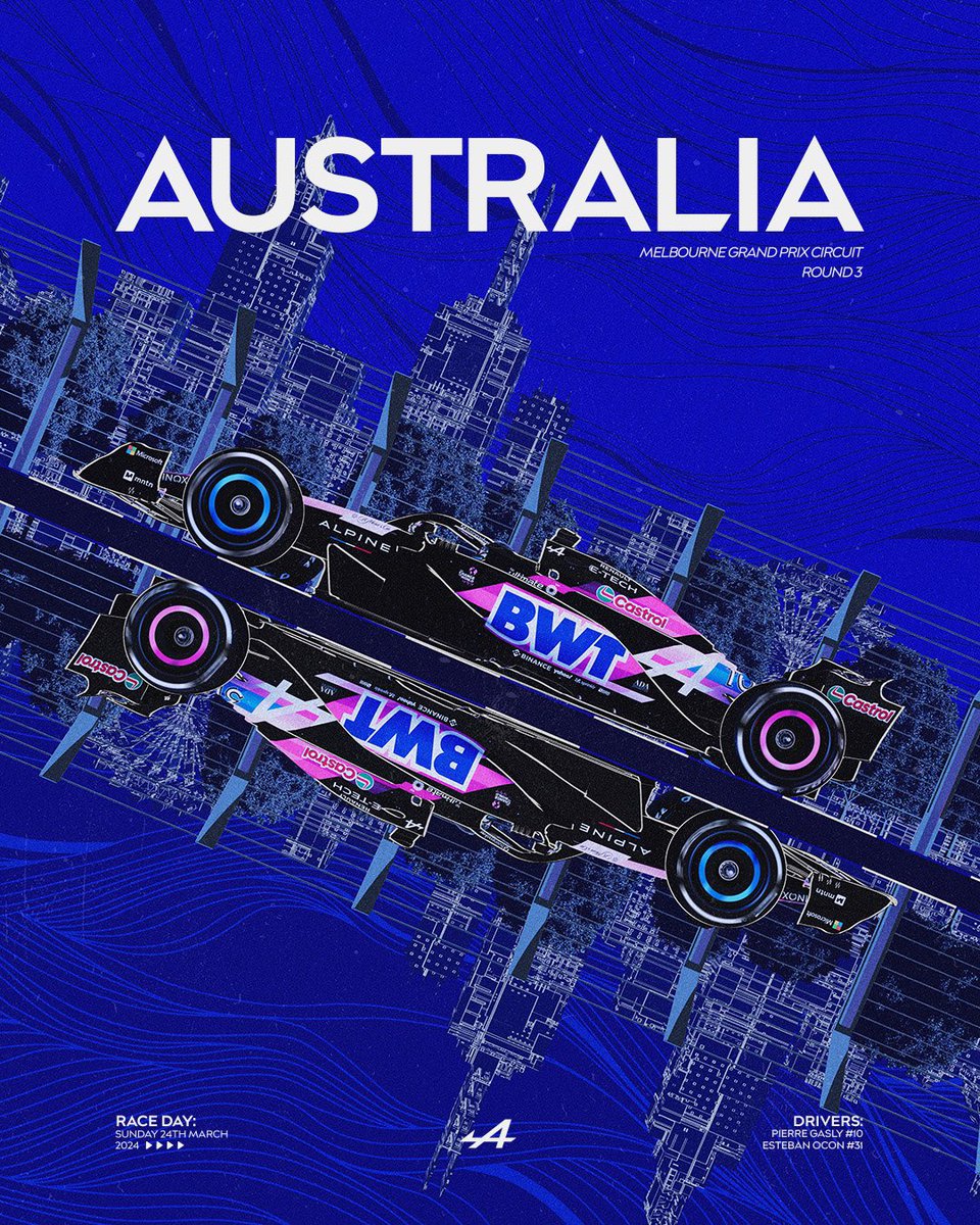 AlpineF1Team's tweet photo. G'day, Team! Back in Melbourne 🇦🇺

Looking forward to a mega #AusGP weekend 🤩 https://t.co/FF9a0TVNc7