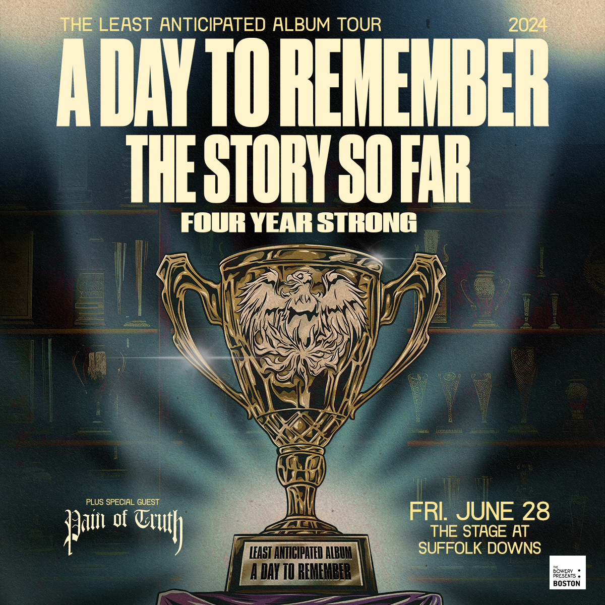 The Stage at Suffolk Downs (@thestageatsd) on Twitter photo JUST ANNOUNCED! <a href="/adtr/">A Day To Remember</a> is coming to The Stage at Suffolk Downs on Friday, June 28 π¨ Tickets go on sale Friday at 10am ποΈποΈβ axs.com/events/536617/β¦ JUST ANNOUNCED! <a href="/adtr/">A Day To Remember</a> is coming to The Stage at Suffolk Downs on Friday, June 28 π¨ Tickets go on sale Friday at 10am ποΈποΈβ axs.com/events/536617/β¦