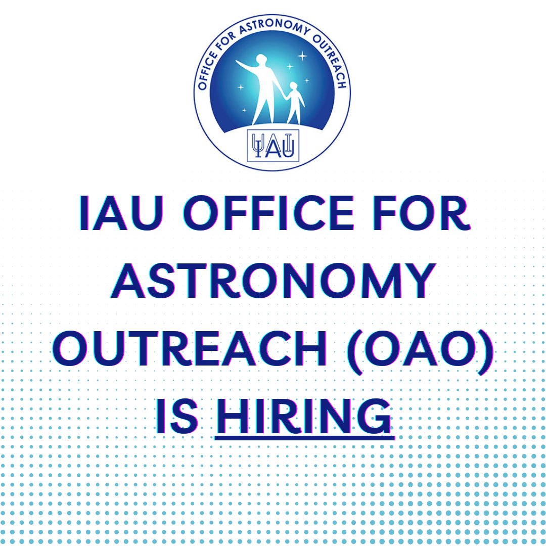 🚀 NOW HIRING! 🌟 Join @IAU_Outreach team in Tokyo, Japan! They're hiring for Deputy Director & International Outreach Officer positions. Passionate about astronomy & outreach? Apply by May 17! Details & how to apply 👇iau.org/news/announcem…