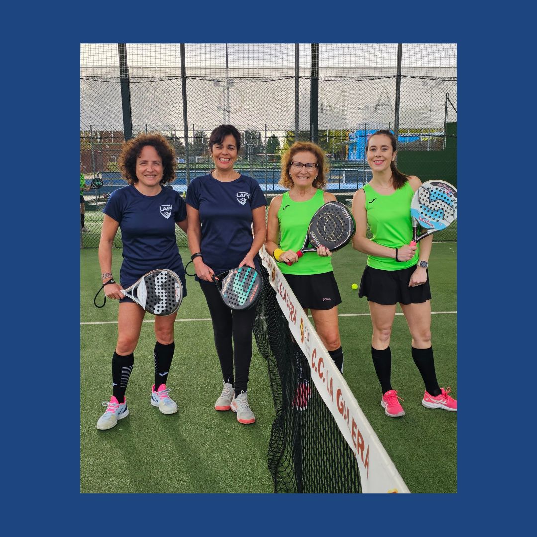 ccLagalera's tweet photo. ¡¡Enhorabuena a nuestro equipo La Galera y Más, equipo femenino de pádel con sede en La Galera, estrena pistas de pádel con recubrimiento y logra ganar los 3 enfrentamientos de la 1° Jornada de LAPI Veteranas. #padelagalera #ligalapi #lapiveteranas https://t.co/fd834L7o7c