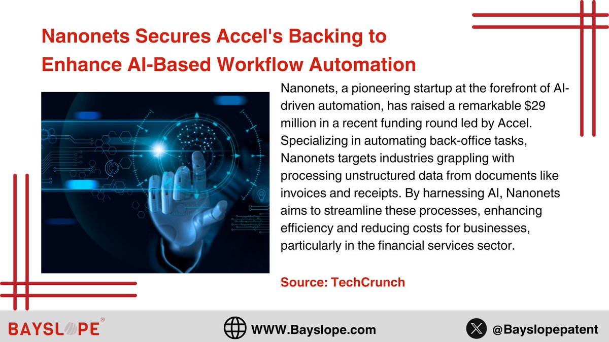 Nanonets Secures $29M from Accel to Boost AI Automation.

#Nanonets #Accel #AI #Automation #TechStartup #FundingRound #WorkflowAutomation #Efficiency #CostReduction #FinancialServices #Innovation