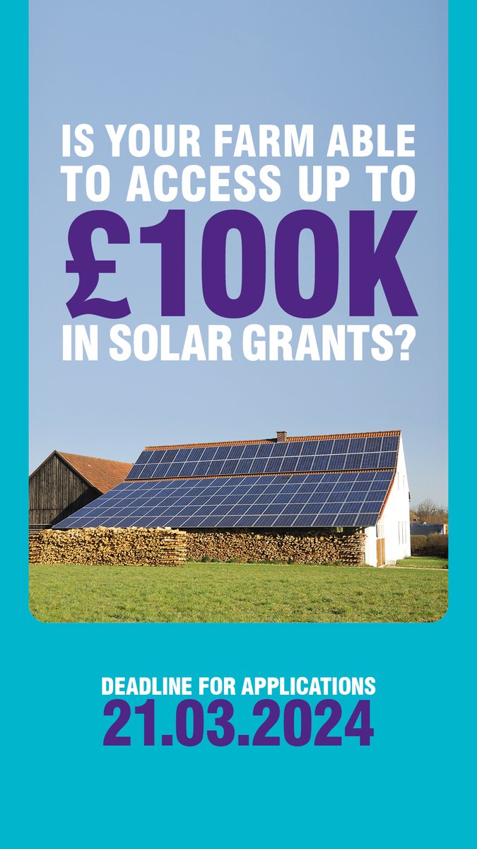 The clock is ticking! ⏰ The deadline to apply for the UK government’s solar panel grant is just one week away. Learn more about the process and how to complete your application here: commercial.evolo.energy/solarfarmgrant #CertasEnergy #FuellingFarming #SolarPanels #FuellingFutures