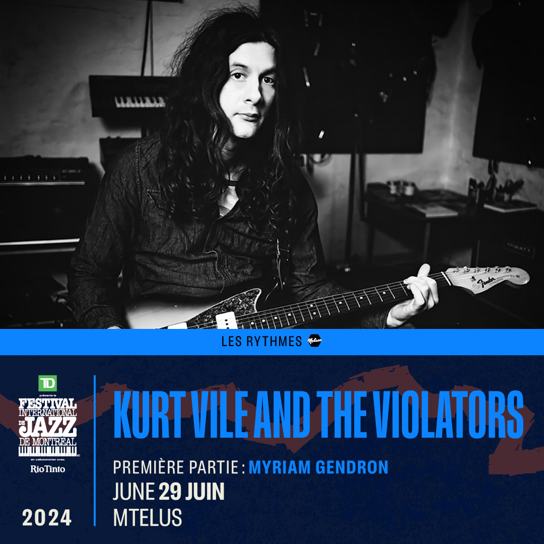 Kurt Vile and the Violators s'ajoutent à la programmation 2024 ❤️‍🔥 Billets en vente vendredi, en prévente jeudi via l'infolettre 📩 - Just announced : Kurt Vile and the Violators will play MTELUS this summer ❤️‍🔥 On sale Friday, presale Thursday in our newsletter 📩