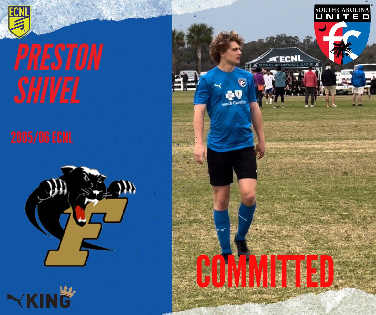 Congratulations to Preston Shivel, 2005/06 Boys ECNL, for committing to play at Ferrum College! #SCUFC #wearthebadge