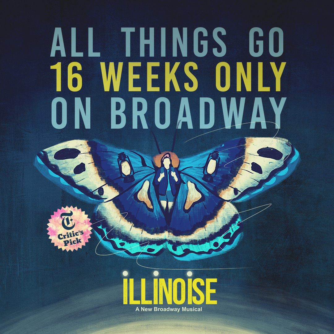 Start at @fisherctrbard • Drove to @chicagoshakes • Slept in @ParkAveArmory• Going to Broadway • ILLINOISE begins April 24