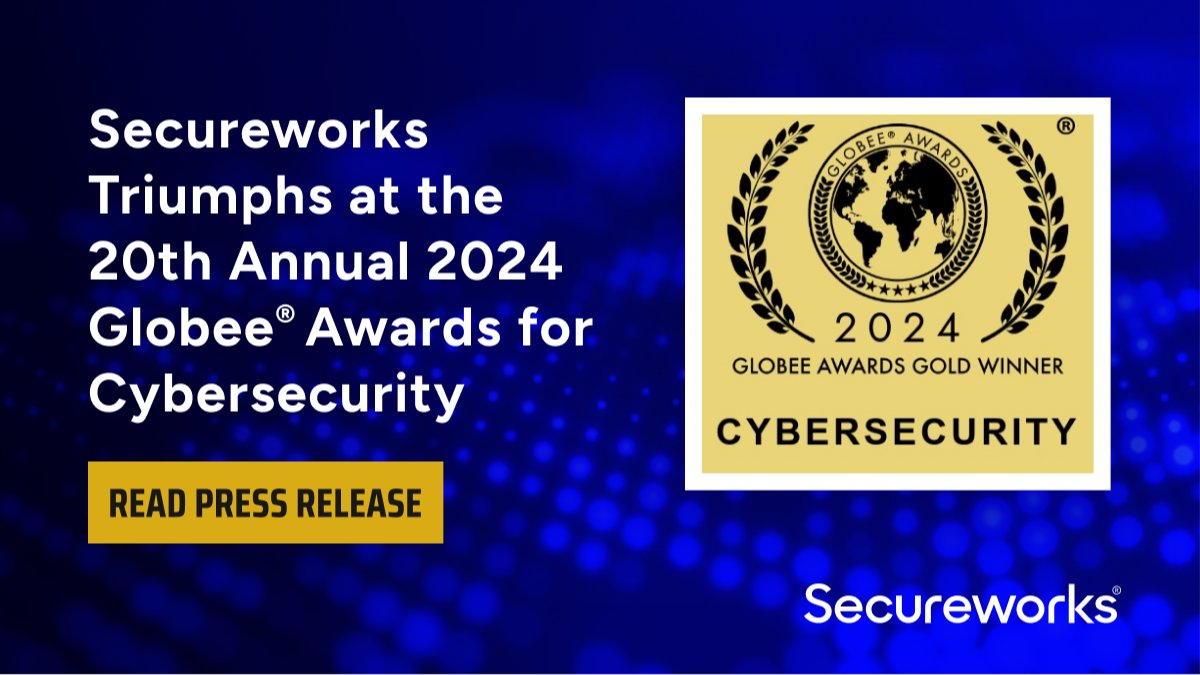thacyber's tweet photo. Exciting news! 🏆 @Secureworks won, not just one, but TWO GOLDs in this year’s @GlobeeAwards !! One for the #XDR category and the other for #MDR ! 🙌   

Read more: 

#cybersecurity #thacyber  https://t.co/I7kKZ8YlJt https://t.co/UUblbTmyXM
