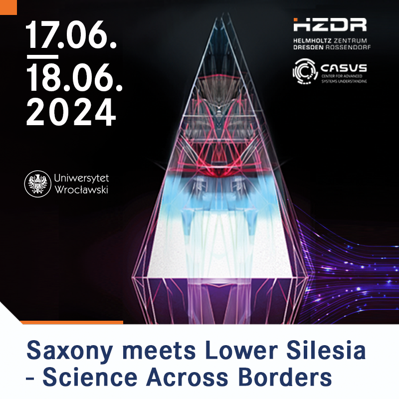 Save the date! Scientists from #LowerSilesia & #Saxony will also meet in 2024 to identify joint projects. After a warm welcome to Wrocław in 2022, @HZDR_Dresden is happy to host the event this June in Dresden. #AI #BigData #Sustainability #DigitalHealth ➡️ casus.science/events/saxony-…