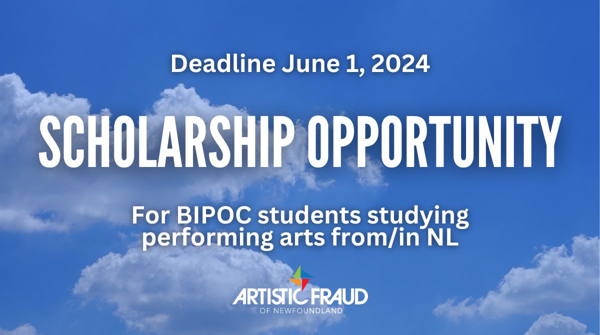 Reminder that applications are open for the Dr. Lanier Phillips Memorial Scholarship until June 1! 

Visit our website for more information:
artisticfraud.com/dr-lanier-phil…

#NLarts #NLtheatre #scholarship #NL