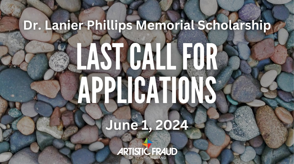 Artistic Fraud (@artisticfraud) on Twitter photo Next week is the deadline to submit your application for the Dr. Lanier Phillips Memorial Scholarship
Submit your cover letter, proof of acceptance from your post-secondary program, and a short bio or CV to scholarship@artisticfraud.com for consideration
artisticfraud.com//dr-lanier-phi… Next week is the deadline to submit your application for the Dr. Lanier Phillips Memorial Scholarship
Submit your cover letter, proof of acceptance from your post-secondary program, and a short bio or CV to scholarship@artisticfraud.com for consideration
artisticfraud.com//dr-lanier-phi…