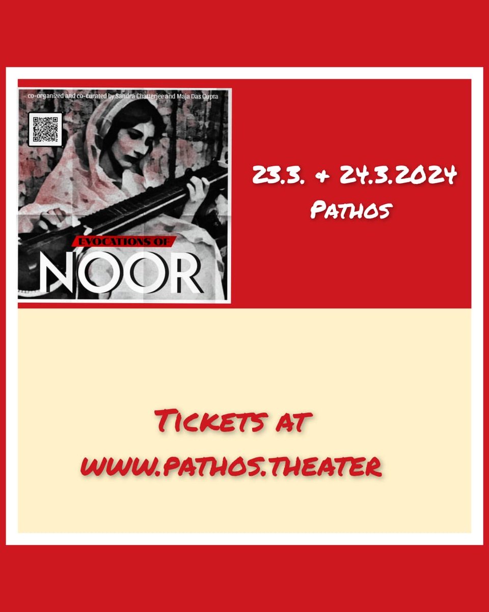 #sieinspiriertmich - kommt vorbei! Wir lassen #noorinayatkhan hochleben! Die renommierte Biografin Noors Shrabani Basu ist am 23.3. da,am 24.3. ist Angelika Eisenmann von der KZ-Gedenkstätte Dachau mit von der Partie! Neben Diskussionsformaten gibt‘s Theater, Musik &amp; Performance!