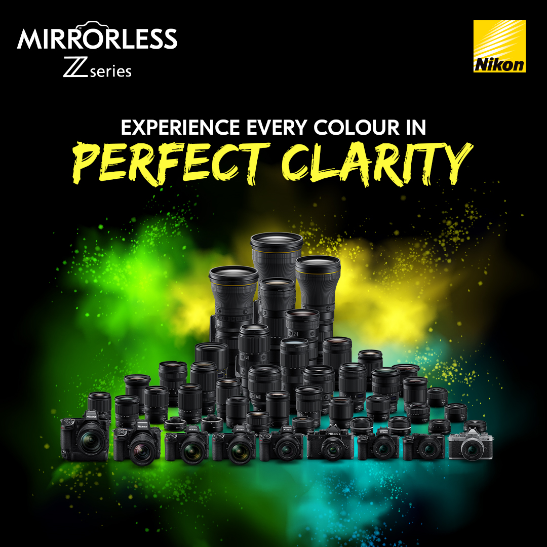 Lifelike colours. Astonishing detail. Unmatched accuracy. Experience it all this Holi with Nikon’s revolutionary range of cameras and lenses. Avail exclusive Holi deals now nikon.co.in/current-promot… #Nikon #NikonIndia #Mirrorless #NikonZSeries #HoliOffers