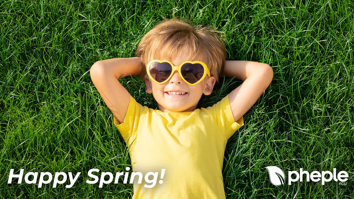 pheplefcu's tweet photo. It's the #FirstDayofSpring! 💐 We can't wait for sunny skies and warmer temperatures! https://t.co/bxZrxL9mh0