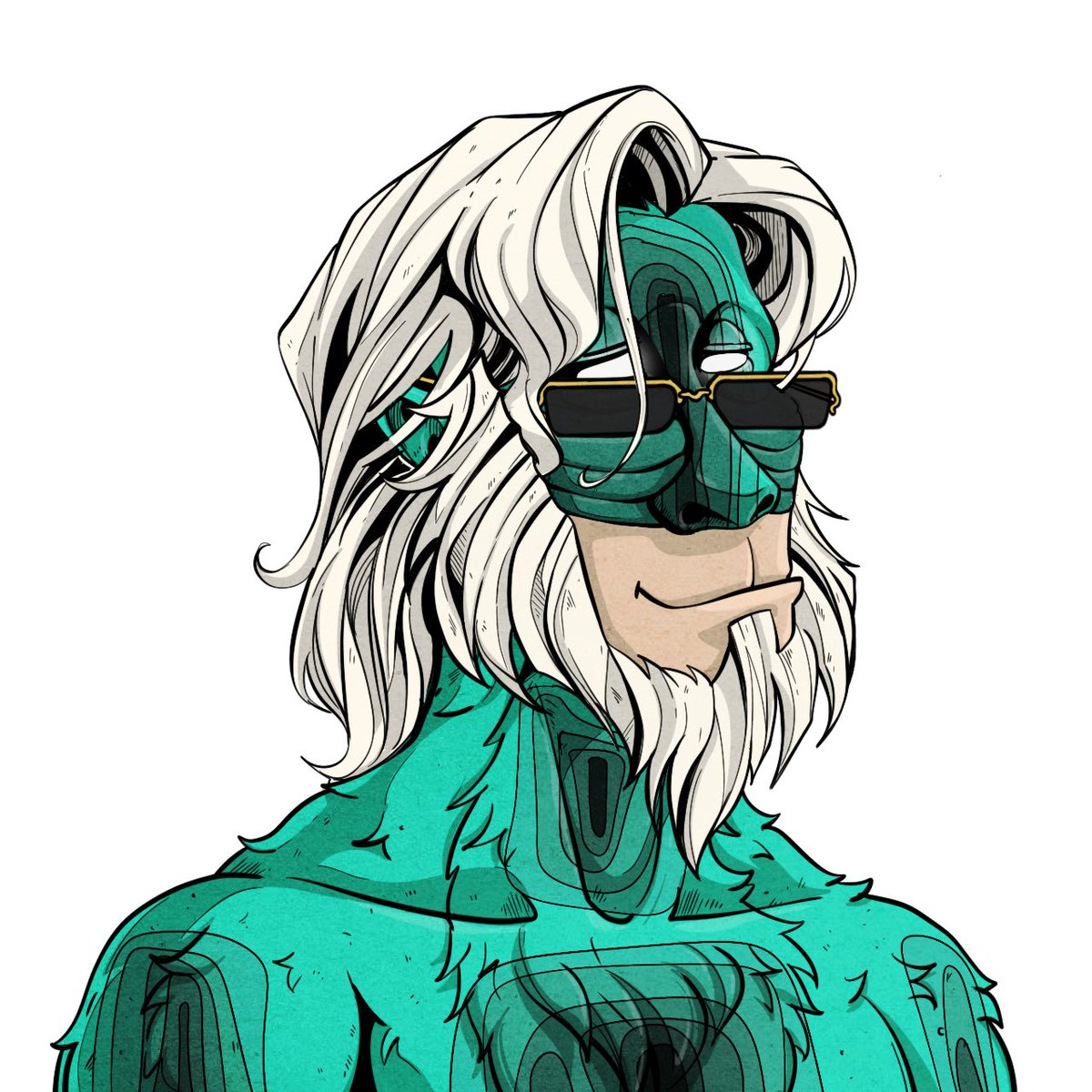 GM Drillas, ☀️

Yeah just dropping a S2 new sneak like this,
Because i want it.
Because you deserve it.
Because we're bullish.

New green skin with galaxian sunnies ? Yes.

Stay focus.

You know the drill. #YKTD