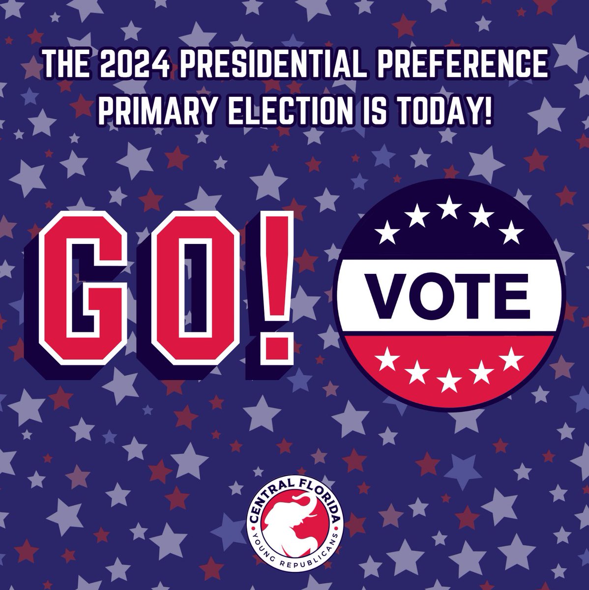 Today is the 2024 Presidential Preference Primary Election! 🗳️ 🇺🇸

From 7 a.m. to 7 p.m. your neighborhood-based polling location will be open to your community. So be sure to get out and vote today!

#CFLYR #FlaPol #YoungRepublicans