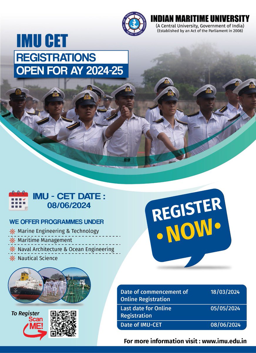 IMU CET Registrations Open For Academic Year 2024 -2025
