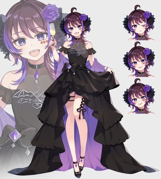 【お仕事告知】遅ればせながら濡羽しゅあさんのバースデーイベントNurebaShua BD party!2024のキービジュアルをお仕立てさせていただきました改めてお誕生日おめでとう～～! 