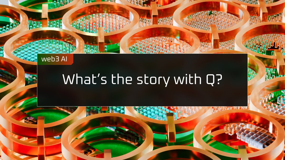 So rumor has it we're going to launch a new #web3 #AI soon called simply #Q 
How did this come about?🤔

🆗well we'll tell you

At first, a diverse group of passionate individuals, each with a unique perspective on AI, came together to explore the technology's untapped potential.