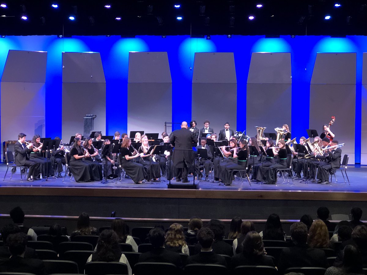 With a Flourish of musical talent, the Tuscarora Band delights the audience at #FCPSAdjudication @FCPS_SVPA @LisaSmithFCPS @FCPSMaryland #WeAreVPA