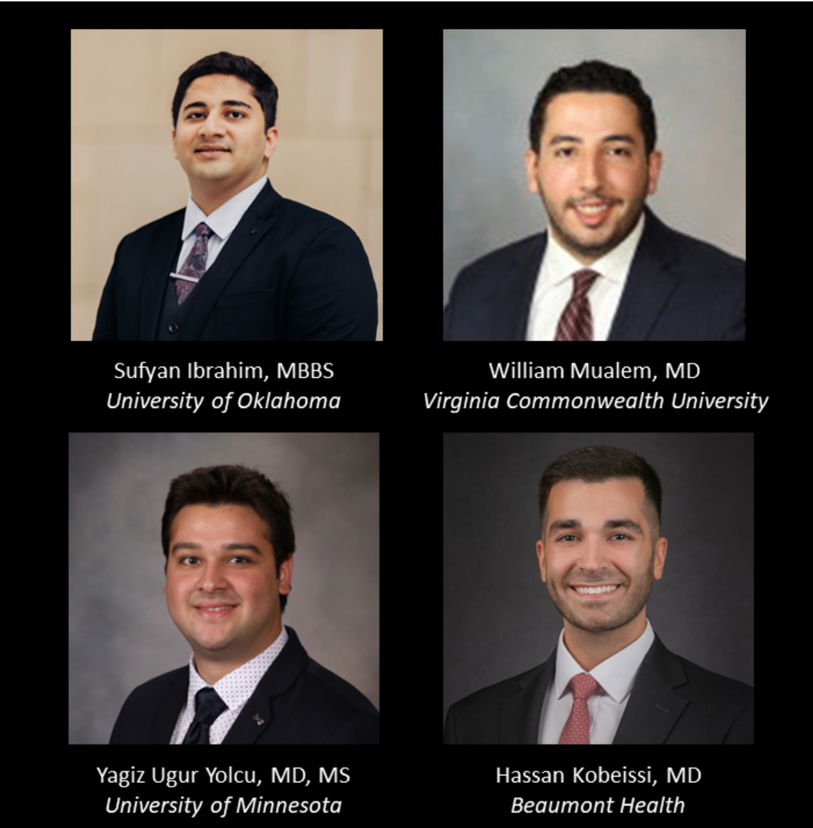 Congratulations to Neuro-Informatics Laboratory alumni Drs. Yolcu, Ibrahim, Mualem, and Kobeissi on matching in neurosurgery. #neurosurgery #match