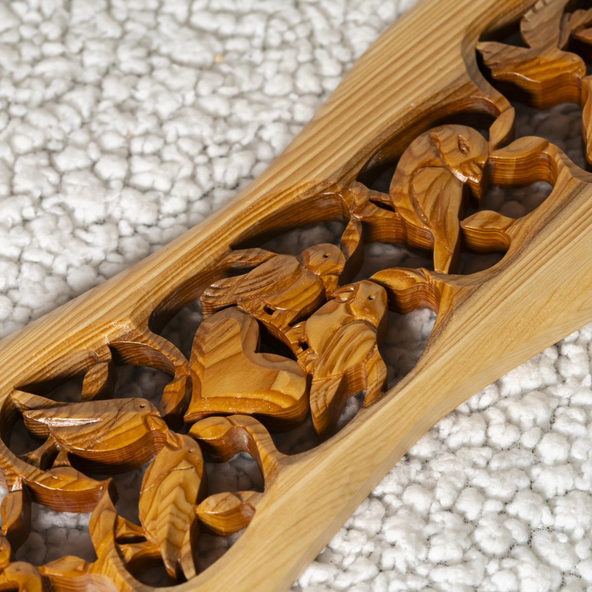 Nature is a great source of inspiration for the work we do. This lovespoon is handcarved from a beautiful piece of local Yew. 

#lovespoon #Welshlovespoon #woodcarving #madeinwales #handcarved #visitpembrokeshire #visitwales