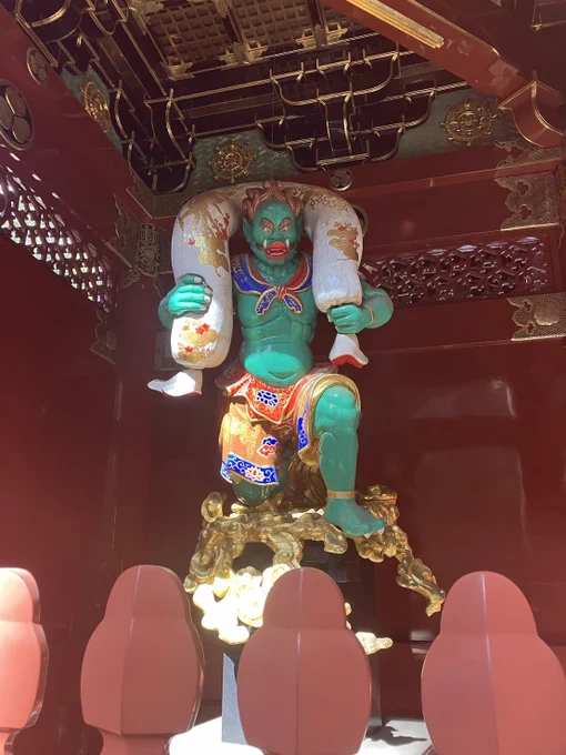 コレ日光で見たアレン様みたいな雷神 