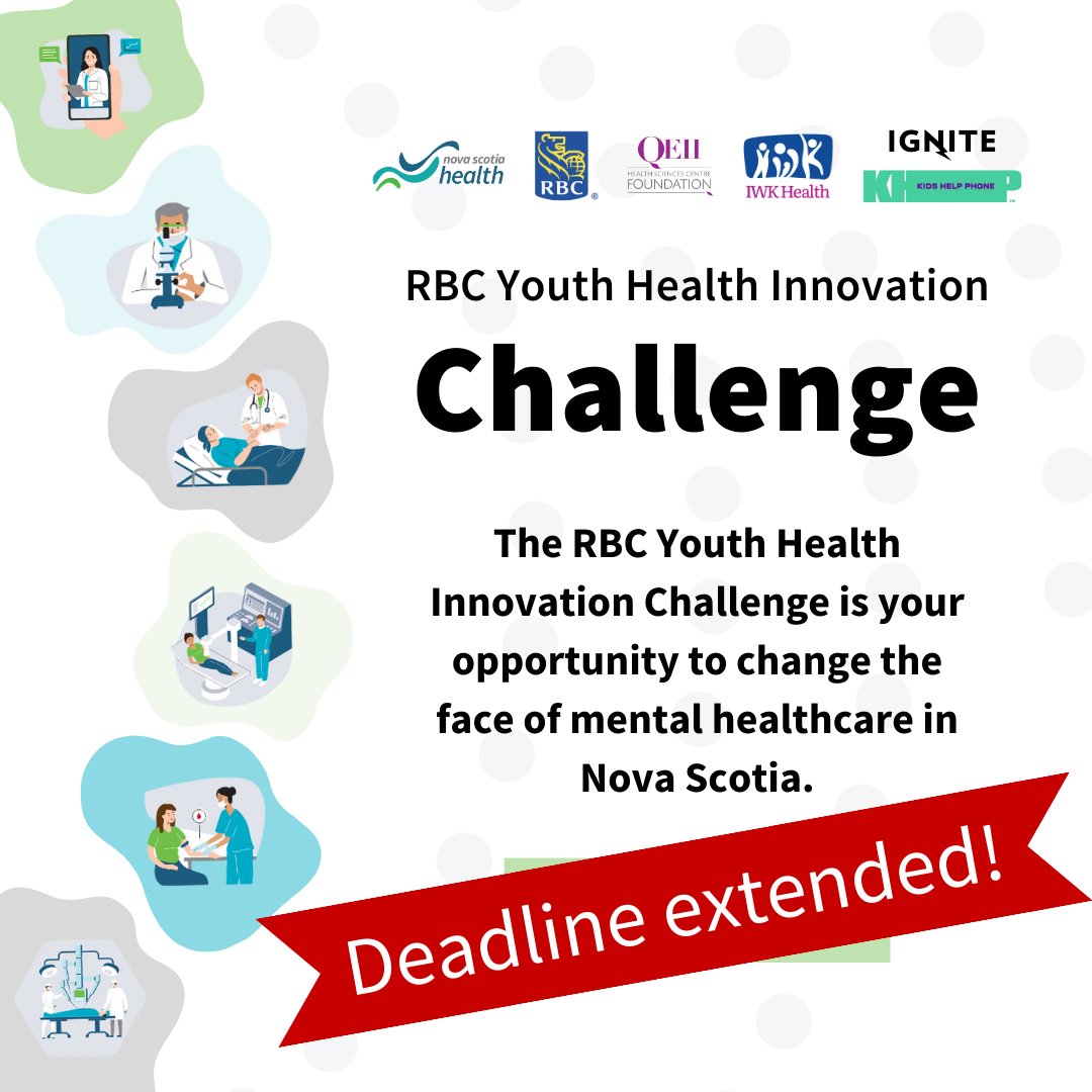 Check out this opportunity to make changes to mental health care for youths in NS! @HealthNS is holding a youth innovation challenge with cash prizes and the chance to make real change. The deadline to apply is March 27th. Learn more and apply now: innovationhub.nshealth.ca/partnering-nov…