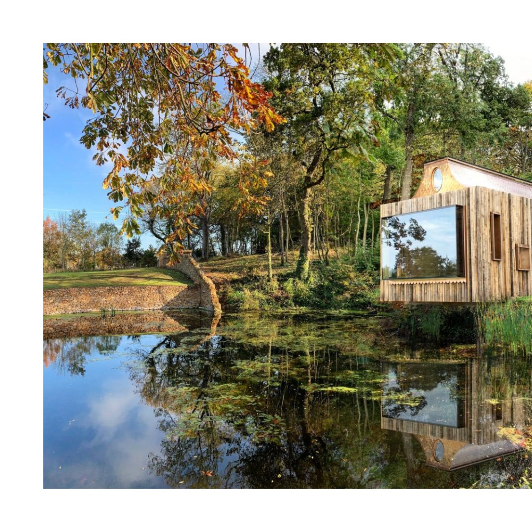 cantifix's tweet image. A truly amazing example of #EcoArchitecture:

📍 Beezantium Apiary, The Newt in Somerset
📐 Invisible Studio
📷 Images courtesy of Invisible Studio

The project was a collaborative effort between:
Kossmanndejong, GL&amp;amp;SS, Q4GLASS, STONEWOOD BUILDERS, LTD.