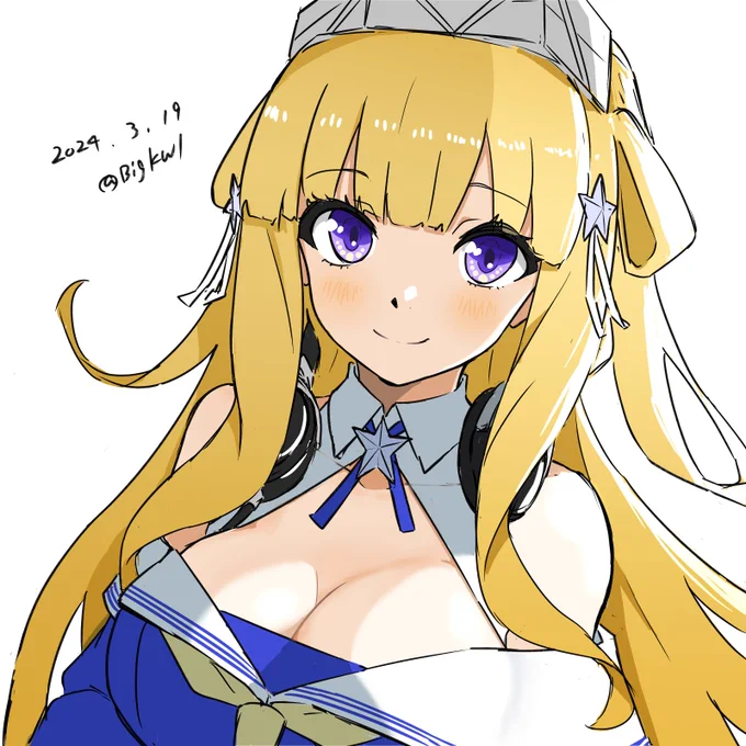 フレッチャー#艦これ版深夜の真剣お絵描き60分一本勝負 #艦これ版真剣お絵描き60分一本勝負_20240319 
