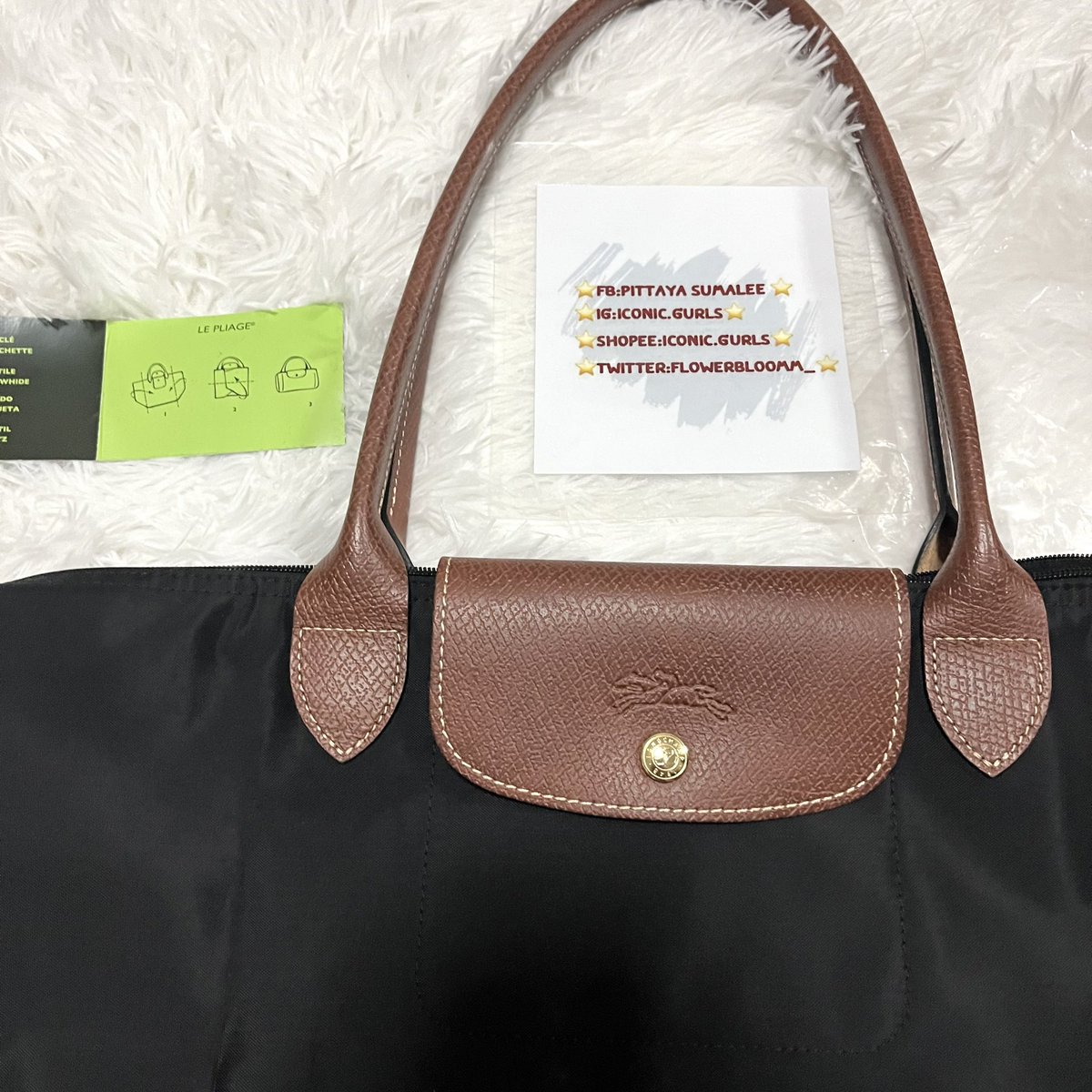 Musuzaka_'s tweet photo. ✨ส่งต่อ LONGCHAMP LE PLIAGE BAG✨
📌Size L หูยาว 30x31x19 เซน
📌Used Once Very New✨ สายแบกควรจัดมีค่า✨
*สะพายไปรอบนึงแล้วรู้สึกใหญ่ไปอยากเปลี่ยน*
📌4,890฿รวมส่ง พร้อมโอนลดได้🖤
📌แถมที่จัดระเบียบกระเป๋าฟรี✨
📍นัดรับเซนทรัลเวสเกตหรือBTS เซนต์หลุยส์ได้
**สนใจจริงๆค่อนDMมานะคะ** https://t.co/eTR2zvjfpw