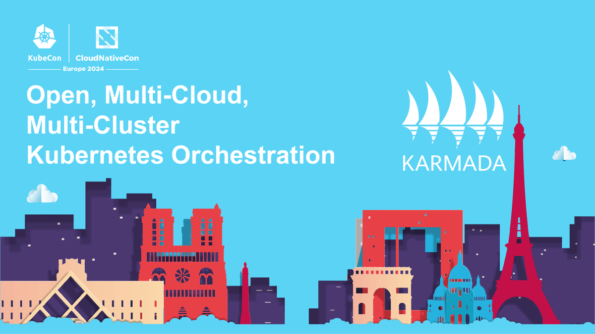 Join Karmada at #KubeCon + #CloudNativeCon Europe! We can’t wait to see you at sessions, booths,anywhere!😉Let's enjoy the Paris spark moments!!🌟 <a href="/CloudNativeFdn/">CNCF</a> <a href="/linuxfoundation/">The Linux Foundation</a>  kccnceu2024.sched.com/?searchstring=…
