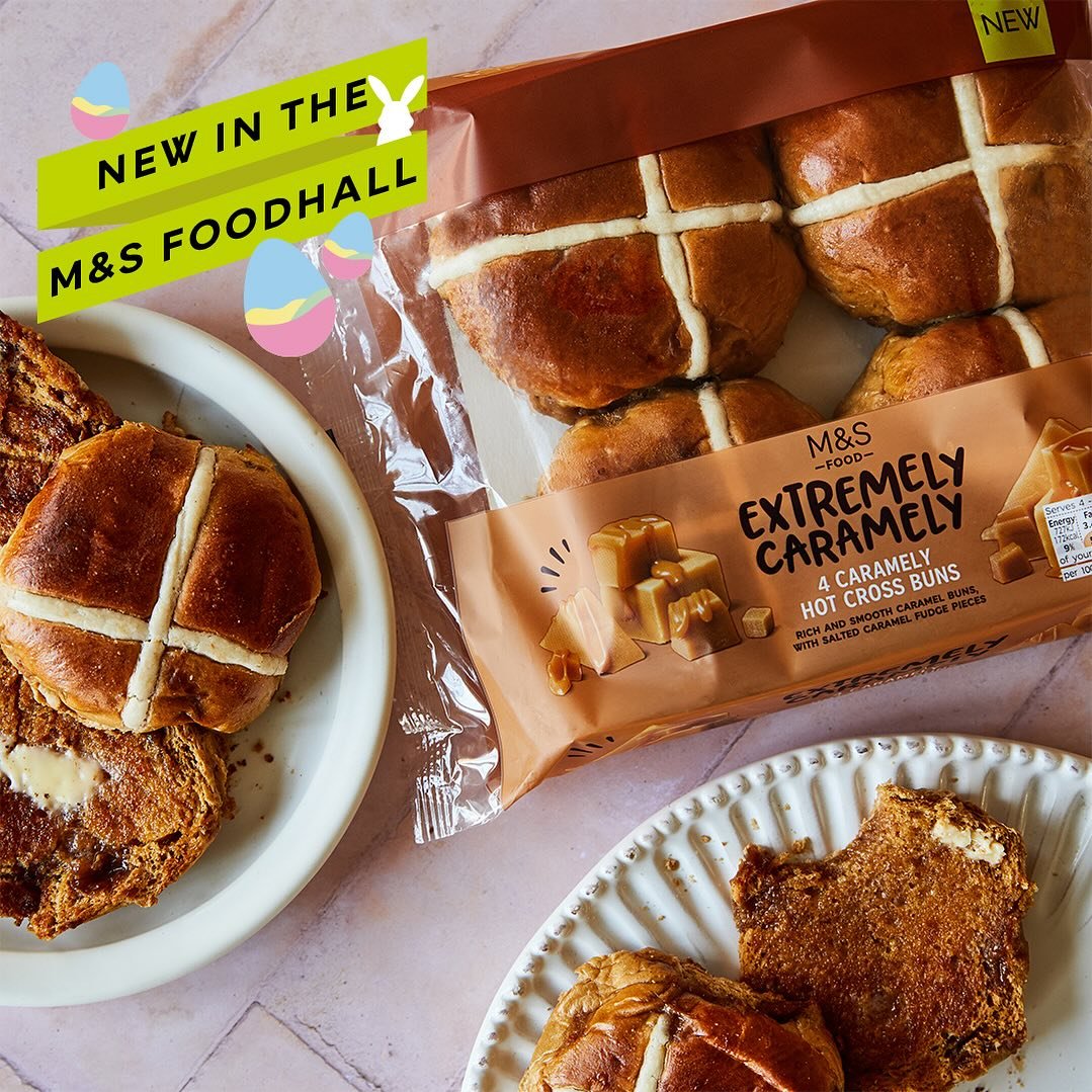 Discover the irresistible charm of their decadent caramel hot cross buns – available now at Marks and Spencer!
 #IndulgeInDeliciousness 🤤